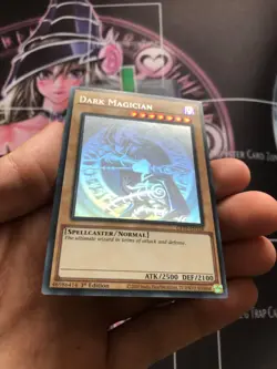 Yu-Gi-Oh! Dark Magician (Ghost Rare) - GFTP-EN128 1st Ed NM - Image 3