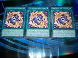 3x Earthbound Fusion 1st Edition Common PHNI-EN064 Yu-Gi-Oh! - Image 1