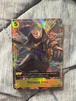 One Piece TCG Roronoa Zoro OP07-113 Illustration Box Vol. 3 Promo NM Sealed - Image 1