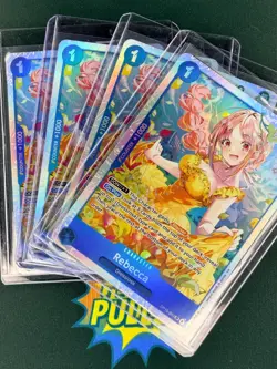 (4x) Rebecca SR Play Set One Piece OP15-053 Adventure on Kami's Island - Image 1