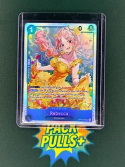 (4x) Rebecca SR Play Set One Piece OP15-053 Adventure on Kami's Island - Image 4