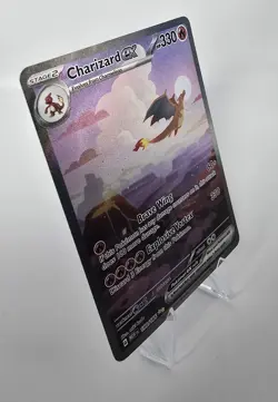 Charizard ex 199/165 Sv: Scarlet & Violet 151 Holo SIR Pokemon Card - Image 2