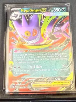 Mega Gengar ex Pokemon 056/094 PFL Double Rare Near Mint Card - Image 1