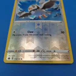 2023 Pokemon TCG Starly 110/159 Reverse Holo Common Crown Zenith Card - Image 3