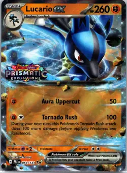 Lucario ex (Prismatic Evolutions Stamp) Double Rare Miscellaneous Cards & Produc - Image 1