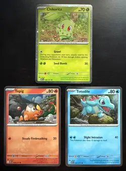 Pokemon Ascended Heroes First Partner Pin Collection Promo Set, CARDS ONLY - Image 1