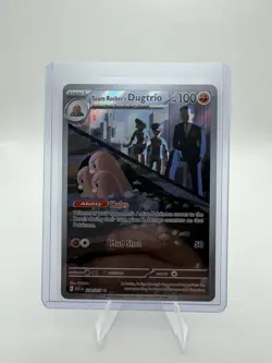 Team Rockets Dugtrio Stage 1 Full Art 239/217 Ascending Heroes Pokemon Card - Image 1