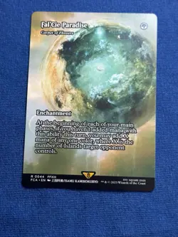 Fal'Cie Paradise / Carpet of Flowers NM/M Final Fantasy MTG Magic Green Card - Image 2