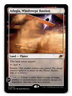 Adagia, Windswept Bastion #250 Mythic Edge of Eternities Magic: The Gathering NM - Image 1