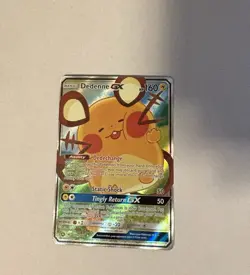 Pokemon TCG Dedenne GX Promo Holo Alternate Art 195A/214 160HP English - Image 1