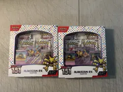 Pokemon TCG Scarlet & Violet 151 Zapdos & Alakazam ex Collection box (LOT OF 2) - Image 1