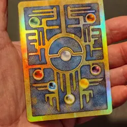 Vintage Ancient Mew Holo Pokemon Card WOTC 2 Swirls Creases MP - Image 5