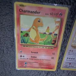 Pokemon TCG 4 Card Lot Charmander, Chansey, Blastoise Regular Holo - Image 1