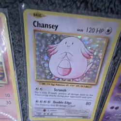 Pokemon TCG 4 Card Lot Charmander, Chansey, Blastoise Regular Holo - Image 2