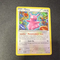 Pokemon TCG Ditto XY40 - XY Set Holo Promo 70 HP Basic English 2015 - Image 3