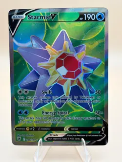 Starmie V 166/189 Ultra Rare Astral Radiance Pokemon Near Mint - Image 1
