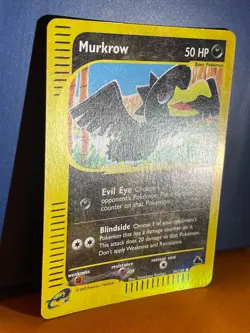 2003 Pokemon Skyridge Murkrow 79/144 E Series WOTC - Vintage Rare Reverse Holo - Image 3