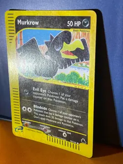 2003 Pokemon Skyridge Murkrow 79/144 E Series WOTC - Vintage Rare Reverse Holo - Image 4