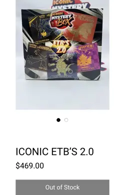 ICONIC MYSTERY POKEMON ETB 2.0 FACTORY SEALED! $469 MSRP - Image 4