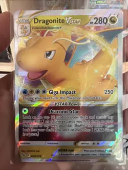 Pokemon Dragonite VSTAR 050/078 Pokemon GO Ultra Rare Full Art Holo English NM✨ - Image 1