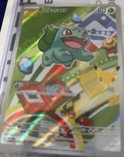 Pokemon TCG Bulbasaur Basic Holo Stamped MEP 037 2026 80 HP Leech Seed - Image 1