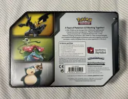 2019 POKEMON SUN & MOON TAG SNORLAX & EEVEE GX TAG TEAM TIN SEALED - Image 2