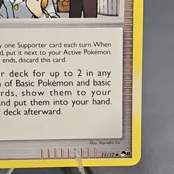 Pokemon Roseanne's Research Uncommon Trainer Pop Series 8 11/17 Promo 2008 LP/NM - Image 4