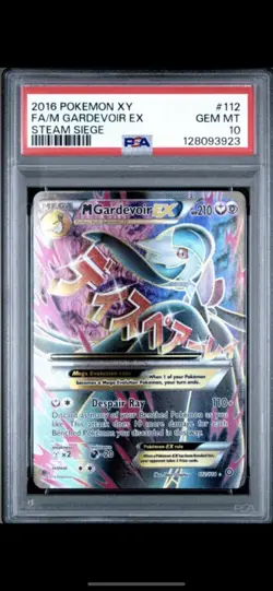Pokemon M Gardevoir EX XY Steam Siege Full Art #112 PSA 10 Read Description! - Image 1