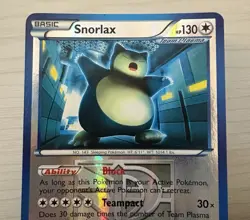 Pokemon TCG Snorlax Plasma Storm 101/135 Reverse Holo Rare - Image 2