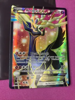 Pokemon TCG Xerneas EX 146/146 XY Base Set - Image 1