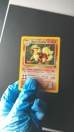 Blaine's Arcanine 1/132 Pokemon Gym Challenge Holo Rare Vintage 2000 Lp - Image 2