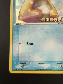 Pokemon TCG EX Emerald Snorunt 64/106 Stamped Reverse Holo*Print / Finish Error - Image 5