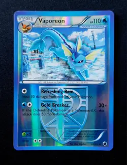 Pokemon TCG Reverse Holo Uncommon Vaporeon 20/116 Plasma Freeze NM 2013 - Image 1