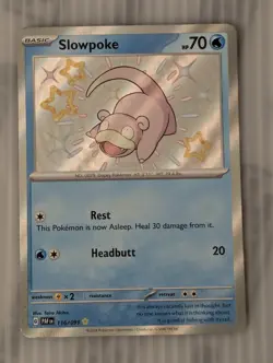 2024 Pokemon Paldean Fates Slowpoke #116/091 - Image 1