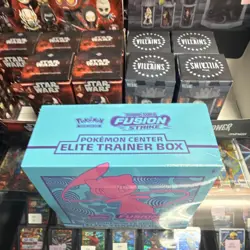 Pokemon TCG Fusion Strike Pokemon Center Elite Trainer Box Mew English - Image 2