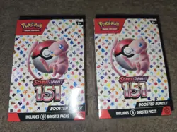 (2) Pokemon Scarlet and Violet 151 Booster Bundles - Image 1
