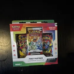 Pokemon First Partner Illustration Collection Series 1 Box Charmander Squirtle … - Image 1