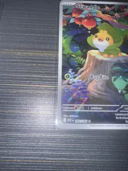 Pokemon TCG Sewaddle 087/086 White Flare Illustration Rare Near Mint - Image 5
