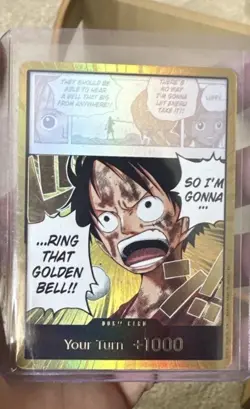 One Piece Gold DON!! OP15 ENGLISH Luffy Golden Bell - Adventure On Kamis Island - Image 1
