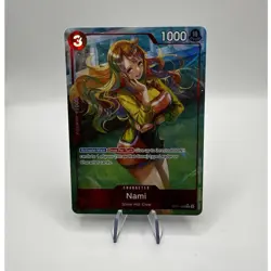 Bandai One Piece TCG Nami Foil ST21-009 Gear 5 Character 3 Cost 1000 Power - Image 1