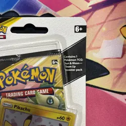 Pokemon Sun & Moon Team Up Blister Pack with Pikachu Promo SEALED - Image 4