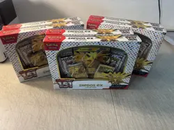 LOT OF 6! Pokemon Scarlet and Violet 151 Zapdos EX Collection Box Cards - Image 1