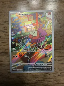 Pokemon TCG Fuecoco Scarlet & Violet Paldea Evolved Holo Card 201/193 - Image 1