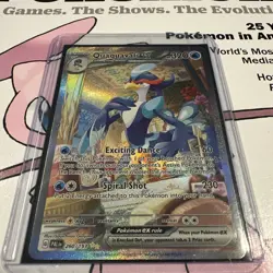 Pokemon Card Quaquaval ex 260/193 Paldea Evolved Special Illustration Rare NM - Image 2