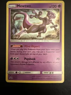 Mewtwo SM214 Promo Pokemon Card - Image 1