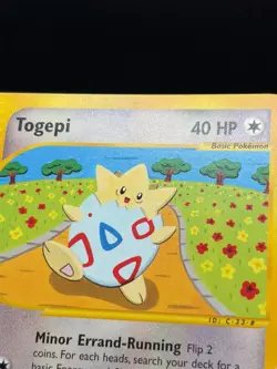 Togepi 114/147 Common Non Holo Aquapolis Pokemon Card - Image 2