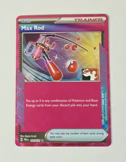 Max Rod 116/131 Pokemon Play! Prize Pack Card - Rare Ace Spec Holo Stamped NM - Image 1