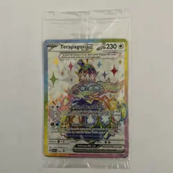 Terapagos ex 165 Sv: Scarlet & Violet Holo SEALED PROMO Pokemon Card - Image 1
