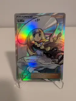 Lillie - 147/149 - Pokemon Sun & Moon Base Set Full Art Ultra Rare Card NM - Image 1