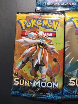 Pokemon TCG Sun & Moon Packs 3X 10 Cards Sealed New Booster Packs - Image 3